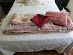 Vintage Waverly Home Norfolk Rose Sonata King Comforter Set With Shams & Pillow. Fixed Price $129.00.