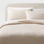 King Jersey Duvet And Sham Set Oatmeal Heather - Threshold. Fixed Price $35.99.