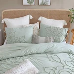 Peri Home Chenille Rose Green 3 Pc Comforter Set, King. Fixed Price $89.99.