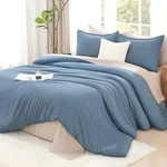 Litanika Grayish Blue Twin Xl Comforter Set Lightweight All-season Bedding. Fixed Price $91.18.
