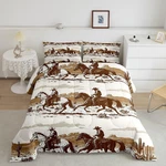 Western Kids Comforter Set Twin Size Wild Cowboy Bedding. Fixed Price $37.99.