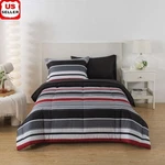 Reversible Bedding Set Comforter Bed-in-a-bag Soft Microfiber All-season 5-PIECE. Fixed Price $59.69.