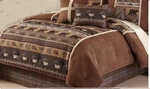 Luxurious Croscill Brand Caribou Lodge Comforter King W/ Shams, Great Cabin. Fixed Price $128.75.
