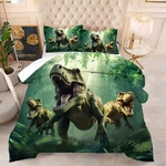 Vtkon Dino Bedding Set Queen Size Boys Comforter Kids 3 Pieces. Fixed Price $112.62.