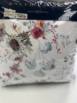 Ralph Lauren Addison Floral King Comforter White Multi New W/defect. Fixed Price $179.99.