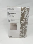 Ikea Rbr Cka Duvet Cover & Pillowcases King Beige/white FLORAL604.125.93-NEW. Fixed Price $65.51.