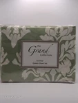 The Grand Collection Queen Microfiber Sheet Set/ Sage & White Damask Design New. Fixed Price $23.00.