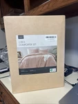 Oeko Tex King Size 3 Piece Comforter Set - Beige 1 And 2 Shams. Fixed Price $29.99.