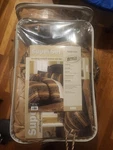 Hallmart Collectibles 8 Piece Embroidered Hexton Comforter Set - Blue. Fixed Price $47.19.