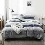 Washed Cotton Plaid Duvet Cover Set Reversible Buffalo Grid Bedding. Fixed Price $172.99.