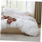 Bedsure White Duvet Cover King Size (104" X 90") 00 - (no Comforter). Fixed Price $46.56.