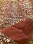 Tommy Hilfiger Heirloom Tan Red Paisley Queen Comforter, Shams,pillow Boho 4 Pc. Fixed Price $149.99.