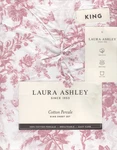Laura Ashley King Set Walled Garden Mauve Cream Floral Butterfly. Fixed Price $69.99.