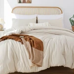 Rosgonia Oversized King Comforter Super Plus 128"X120", Beige. Fixed Price $92.99.