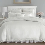 Laura Ashley Home - Queen Comforter Set Reversible Cotton Bedding Matching. Fixed Price $137.46.