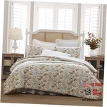 Laura Ashley - Comforter Set, Reversible Cotton King Bramble Floral Beige. Fixed Price $150.50.