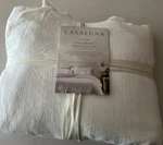 Casaluna King Size Heavyweight Linen Blend Duvet Cover Set 3 Pieces. Fixed Price $110.00.