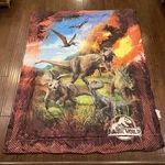 Jurassic World Reversible Comforter Twin Full 72X86 Double-sided T-rex Raptor. Fixed Price $30.00.