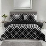 Luxury 3 Piece Bedding Set Reversible Duvet Quilt Cover Microfiber Queen & King. Fixed Price $9.99.
