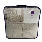 Lush Decor Riviera 3 Piece Comforter Set Queen Neutral Shams And Open. Fixed Price $104.99.