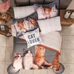 Brand New Cat Lover Queen Comforter Set From Intima Hogar. Fixed Price $125.99.