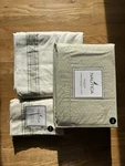 Nautica Twin Sheet Set + Pillow Sham Dust Ruffle. Fixed Price $65.00.