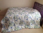 Waverly Queen Bedding Comforter Set Floral Hydrangea Blue Green "westbourne". Fixed Price $279.99.