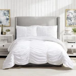 Modern Heirloom Emily Texture (white) 3-PIECE Comforter Set Full/queen. Fixed Price $76.80.