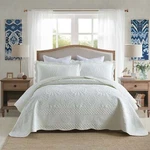 3PCS Cotton Oversized Bedspread Set Coverlet Lightweight Quilt. Fixed Price $85.99.