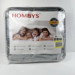 Hombys King Comforter Gray Feather Down 106X90 Cotton Cover Okeo-tex Brand New. Fixed Price $59.99.