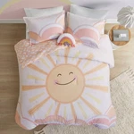 Twin Mandy Sunshine Printed Reversible Kids' Comforter Set Yellow/coral -. Fixed Price $23.99.
