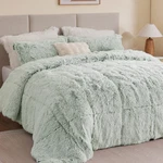 Intelligent Design King Set Fur-like Shaggy Size. Fixed Price $123.54.