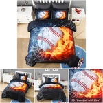 2 Piece Baseball Comforter Twin 66X90 Inch Polyester Pillowcase Boys Kids Teens. Fixed Price $49.69.
