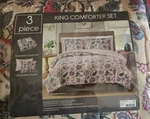 Cottage Classics Ridgefield King Comforter Set W/2 Shams New Unopened Pkg Macy's. Fixed Price $56.96.