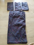 Ralph Lauren 4 Window Panels 3 Valances Dark Paisley. Fixed Price $230.00.