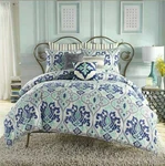 Anthology Joli Mint Blue 2P Twin / Xl Comforter Set New Moroccan Bohemian. Fixed Price $100.39.