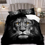 Luvivihome 3PCS Black Lion Comforter Set Queen Size, Bedding Soft Microf.... Fixed Price $65.77.