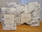 Pottery Barn Teen Recycled Marbled Microfiber Pintuck Twin/comforter W/sham. Fixed Price $79.99.