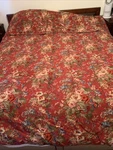 Set Of 3 Ralph Lauren Chaps Summerton Queen Comforter Pillowshams Red Floral. Fixed Price $99.99.