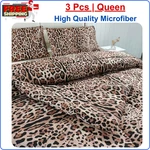 Sdy 3PCS Cheetah Comforter Set Queen, Soft Leopard Print Bedding Kid Toddler. Fixed Price $44.59.