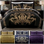 Chezmoi Collection 7-PIECE Luxury Jacquard Floral Bed In Bag Comforter Set. Fixed Price $89.99.