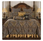 Loom And Mill 9-PIECE Jacquard Comforter Set, Luxury Classic Antique Queen... Fixed Price $250.00.