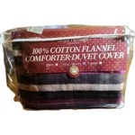 Royal Heritage 100% Cotton Flannel Comforter Cover Duvet Full/ Queen Nwt 86X86. Fixed Price $69.99.