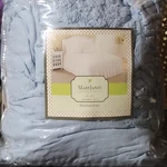 Mary Jane Home Cotton Light Blue Tufted Chenille Bedspread Full Size 96X110. Fixed Price $75.00.