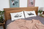 Tanks Cotton Pillowfight Case Set Army Battle Boys Room Bedding Decor. Fixed Price $27.49.