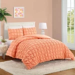 Teen Full/queen Puffy Comforter Set Peach - Makers Collective. Fixed Price $14.99.