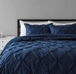 Amazon Basics Pinch Pleat Down-alternative Comforter Bedding Set Full / Queen. Fixed Price $22.04.