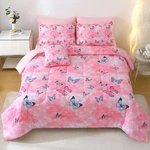 8 Pc Butterfly Comforter Set Queen, Pink Floral Bedding Girls & Women. Fixed Price $99.99.
