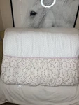 Pottery Barn Heritage Floral Ruched Comforter Twin & 1 Standard Sham. Fixed Price $99.00.