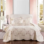 Better Homes & Garden Floral Embroidered Quilt Set, Reversible Queen Bedding. Fixed Price $89.70.
